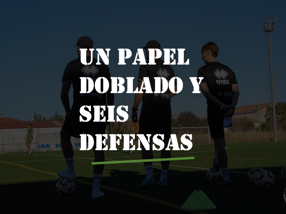 Un papel doblado y seis defensas en Unionistas