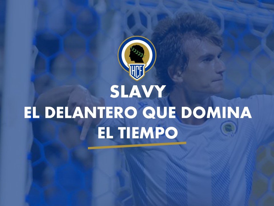 Slavy celebra un gol con el Hércules CF, delantero hispano-búlgaro ex de Unionistas de Salamanca