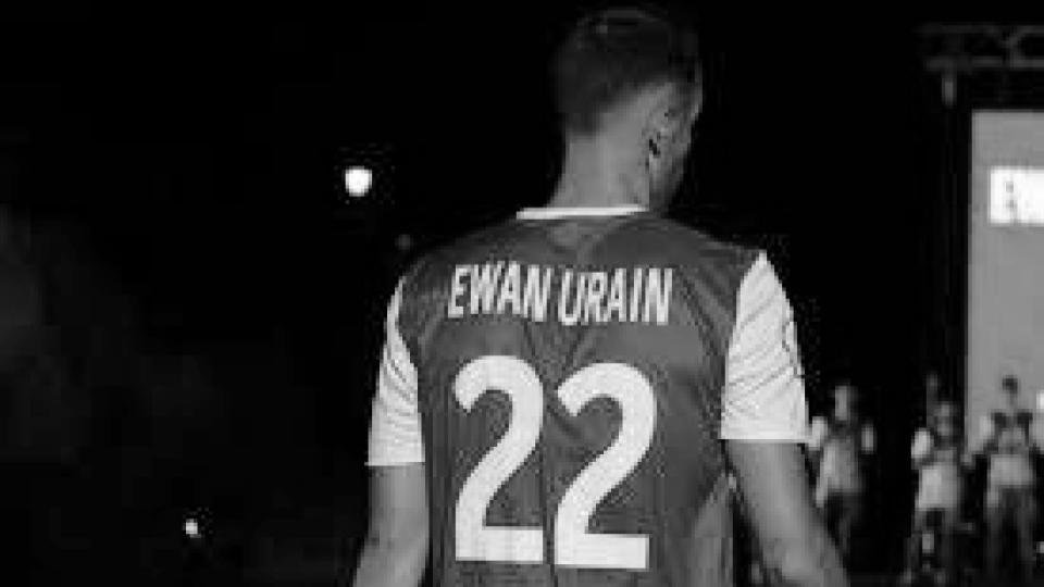 Ewan Urain en su presentación con el CD Navalcarnero donde esperaba recuperar el nivel demostrado