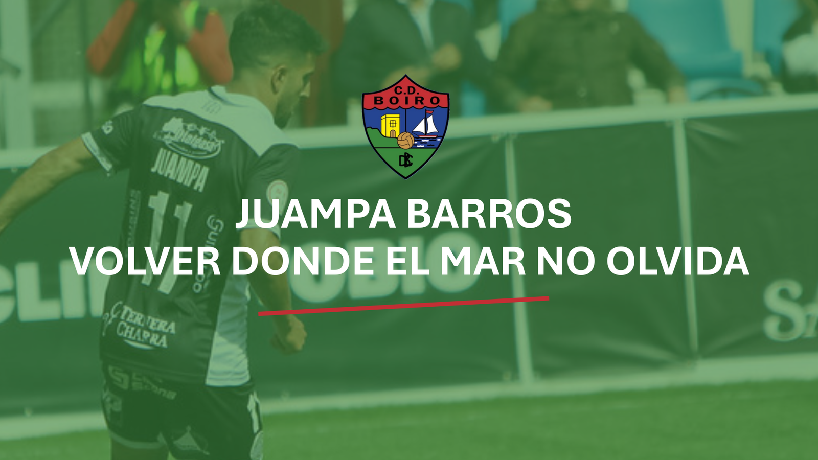 Juampa BArros vuelve al inicio al Cd Boiro tras una larga carrera en el fútbol modesto.