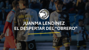 Juanma LEndínez ha tenido que poner en juego su es`´ititu obrero para hacer con un puesto como titular en Unionistas