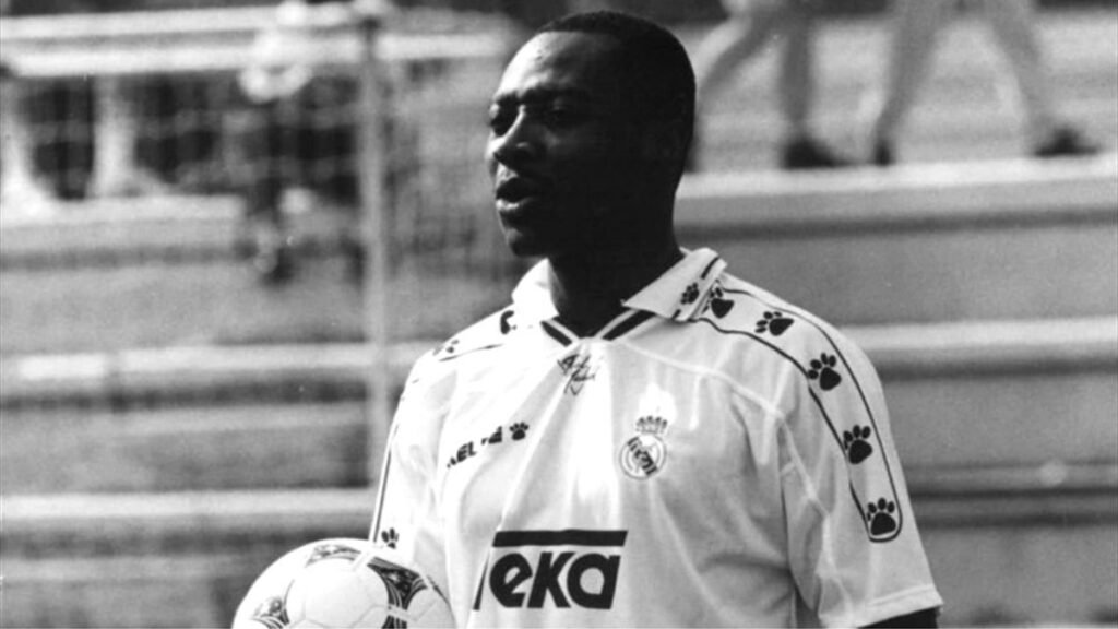 Freddy Rincón, mejor jugador de Colombia para Pedro Cadima, con la camiseta del Real Madrid