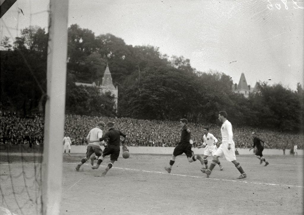 Real Unión de Irún y Real Madrid disputan la Copa del Rey de 1924